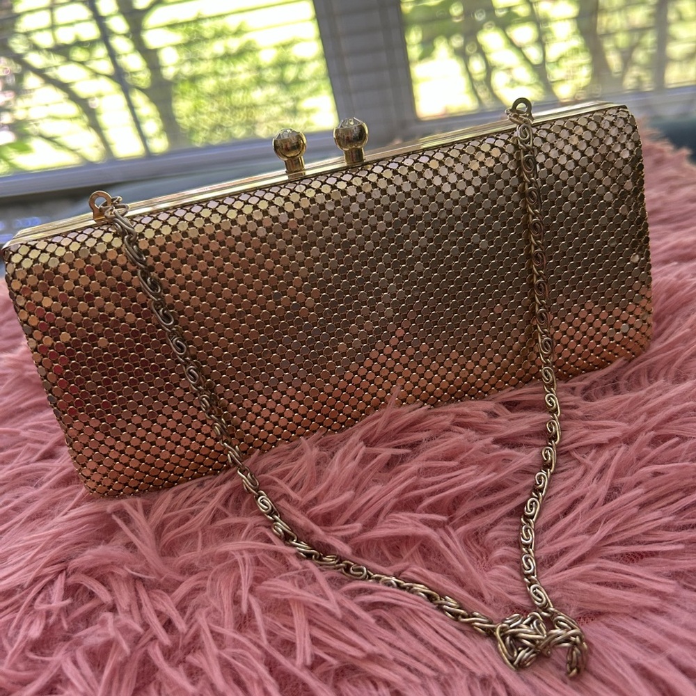 Elegant Gold Clutch Bag